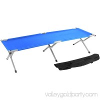 Trademark Innovations Aluminum Portable Folding Camping Bed and Cot, Portable Bed, 260 lbs Capacity   564168208